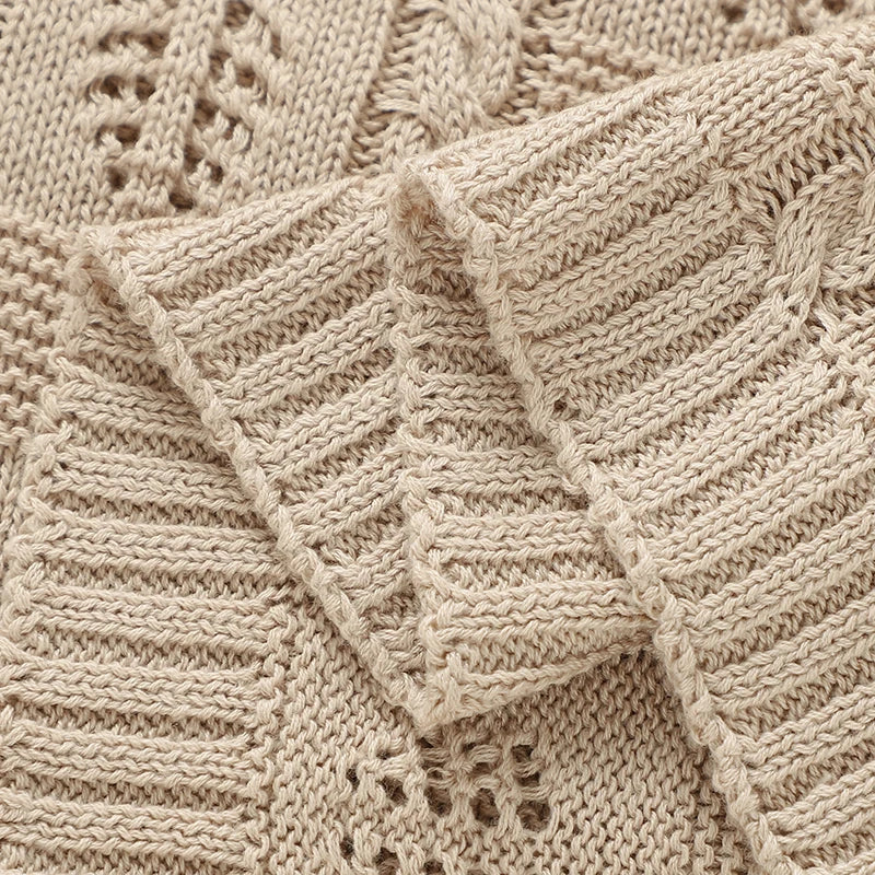 Baby Newborn Swaddle Wrap Knit Blankets