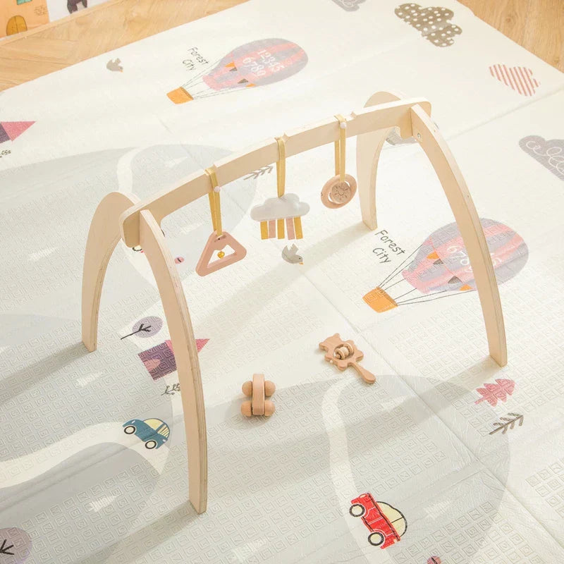 Baby Newborn Wooden Triangle Gym Frame