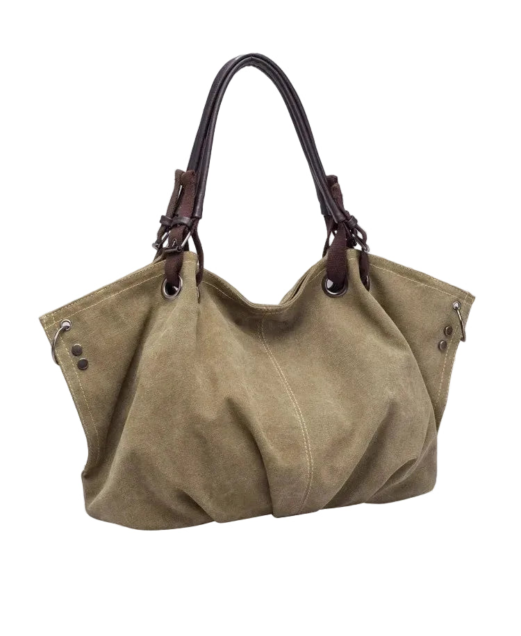 Accessories Women Canvas Large Capacity Shoulder Handbag