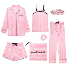 Women Silk Long Sleeve + Pants Loungewear Sets