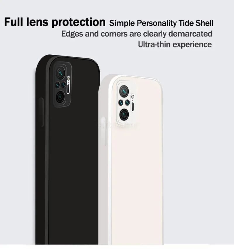 Accessories Xiaomi Redmi Note 10 Pro Max 10S Original Matte Silicone Soft Case