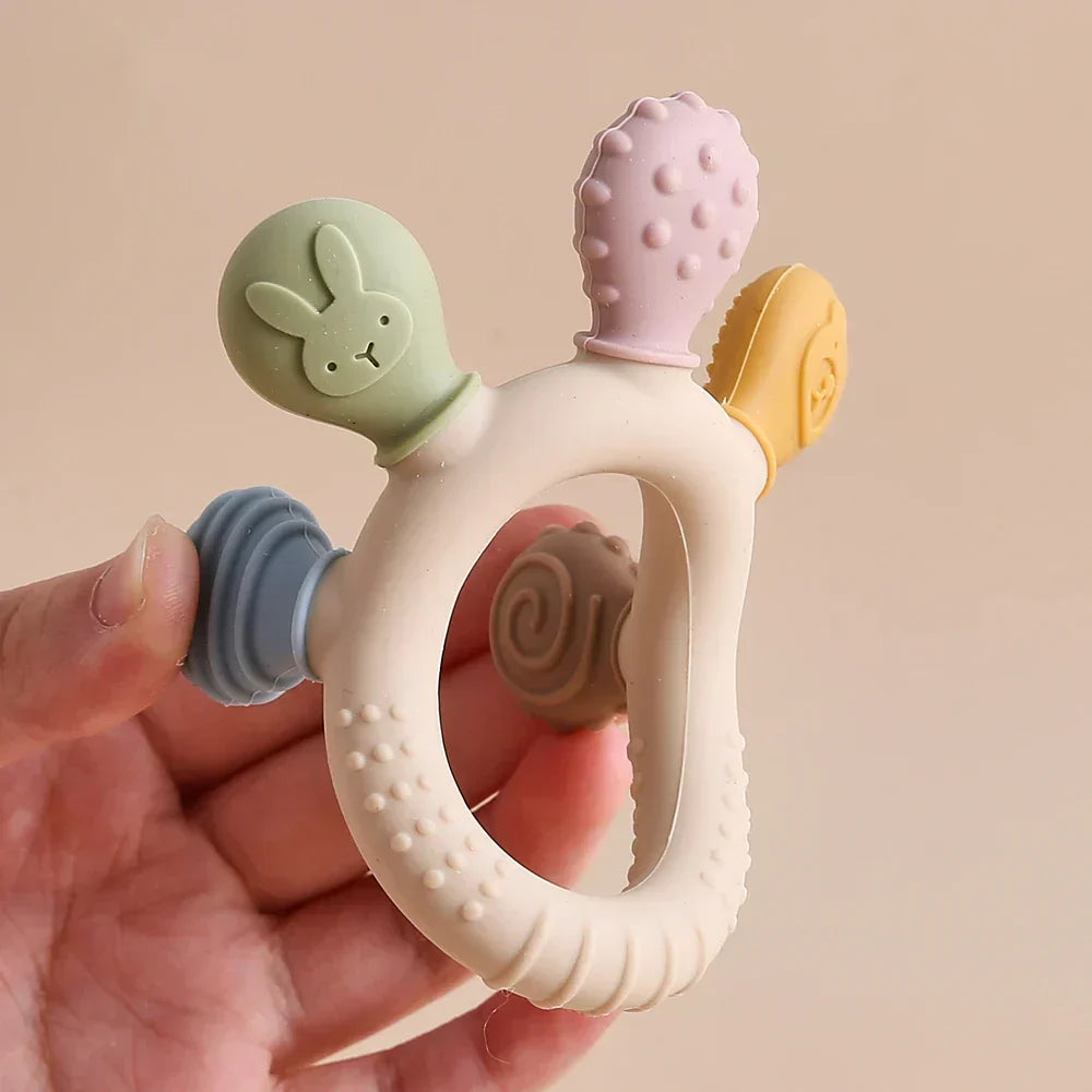 Baby Silicone Animal Soothing Teether Accessories
