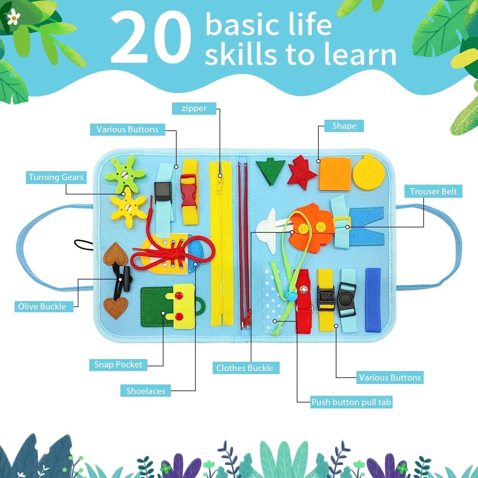 Toddlers Activities Motor Skills Educational Sensory Toys