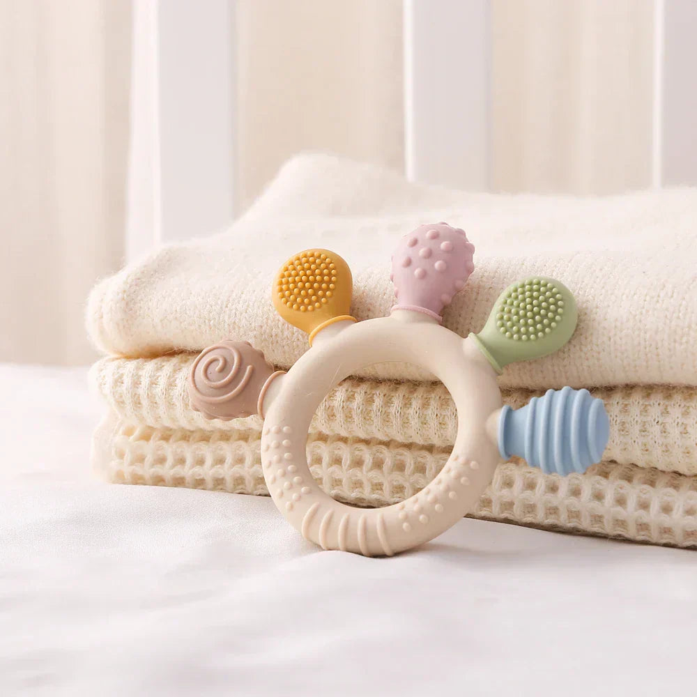 Baby Silicone Animal Soothing Teether Accessories