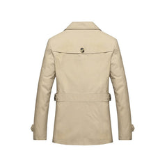 Mens Long Cotton Windbreaker Jacket