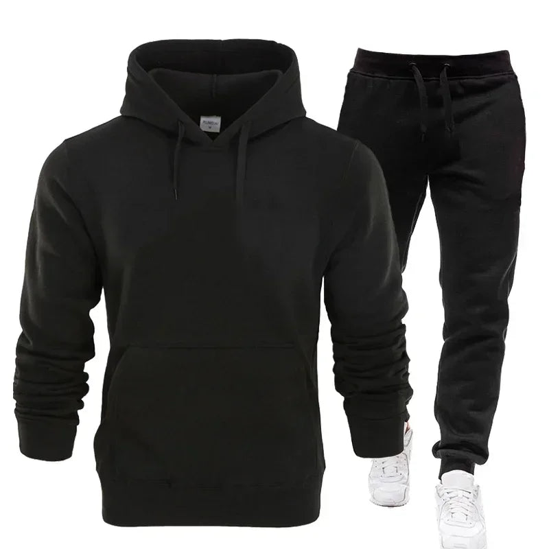 Unisex Fitness Jogger Hoodies and SweatPants Tracksuits