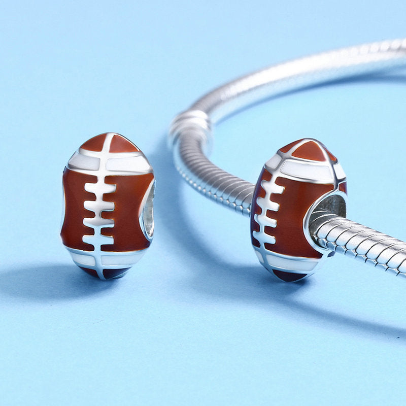 Sterling Silver 925 Ball Series Charm Pendant Fit Bracelet