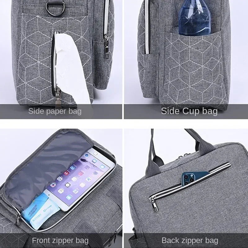 Kids Waterproof Travel Baby Diaper Shoulder Bags