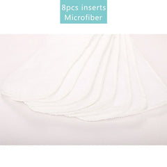 Baby Cloth Diaper Inserts 3 Layers Microfibre Nappy Inserts 35x13.5 cm