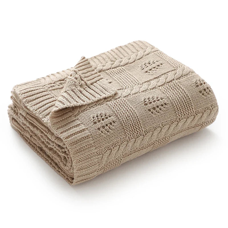 Baby Newborn Swaddle Wrap Knit Blankets