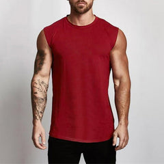 Mens Activewear Cotton Sleeveless Tank Tops