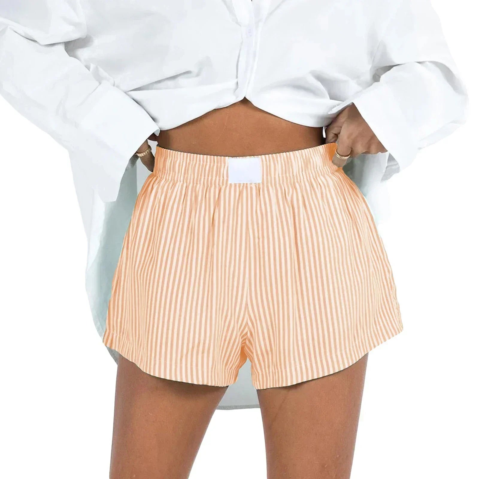 Women Casual Elastic Boxer Sleep Shorts