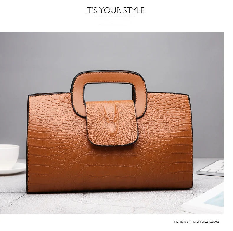 Accessories Women Shoulder PU Leather Handbag