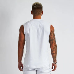 Mens Active Cotton Sleeveless Tank Top