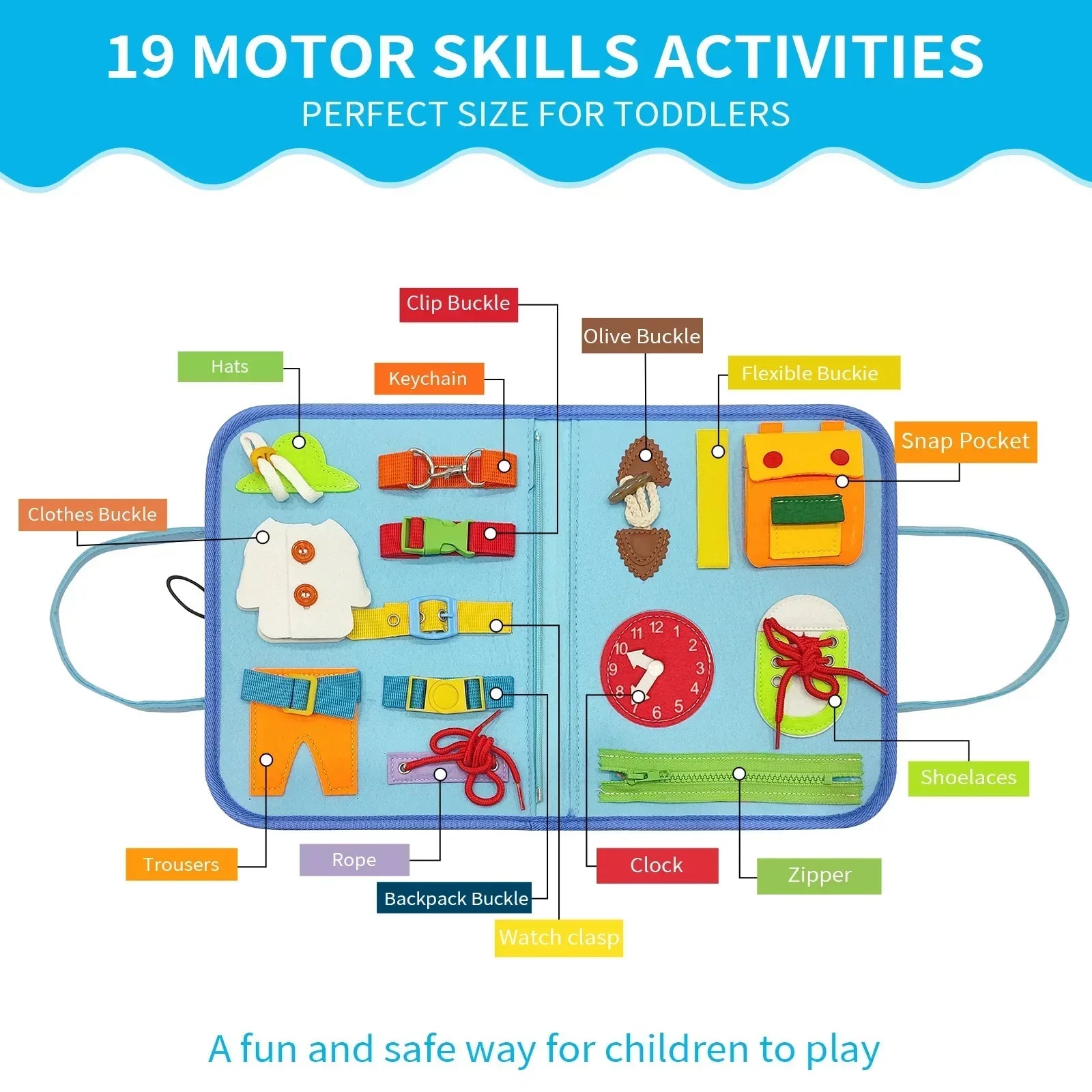 Toddlers Activities Motor Skills Educational Sensory Toys