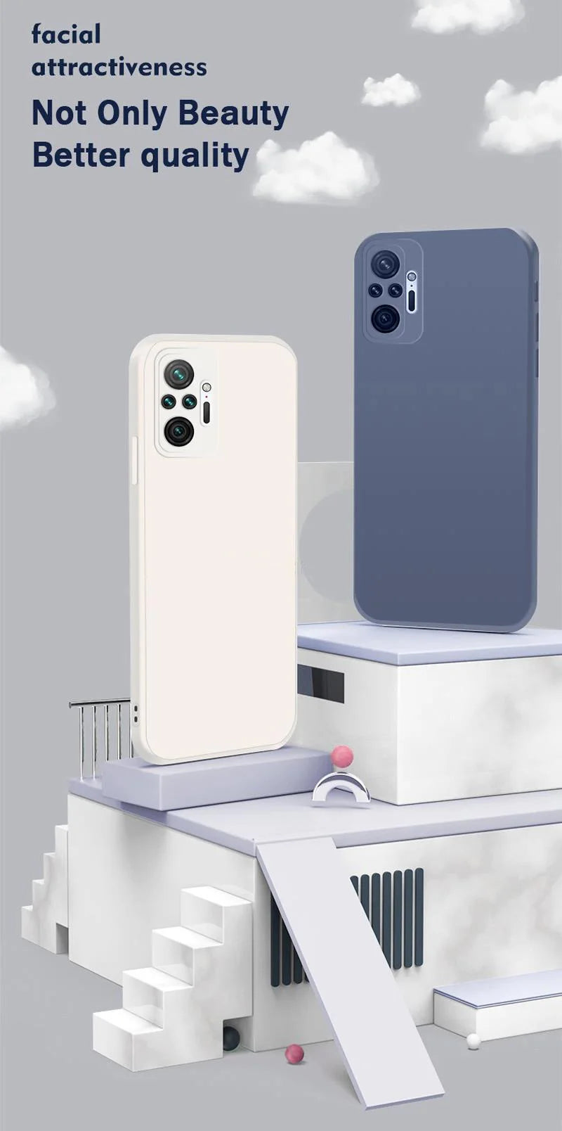 Accessories Xiaomi Redmi Note 10 Pro Max 10S Original Matte Silicone Soft Case