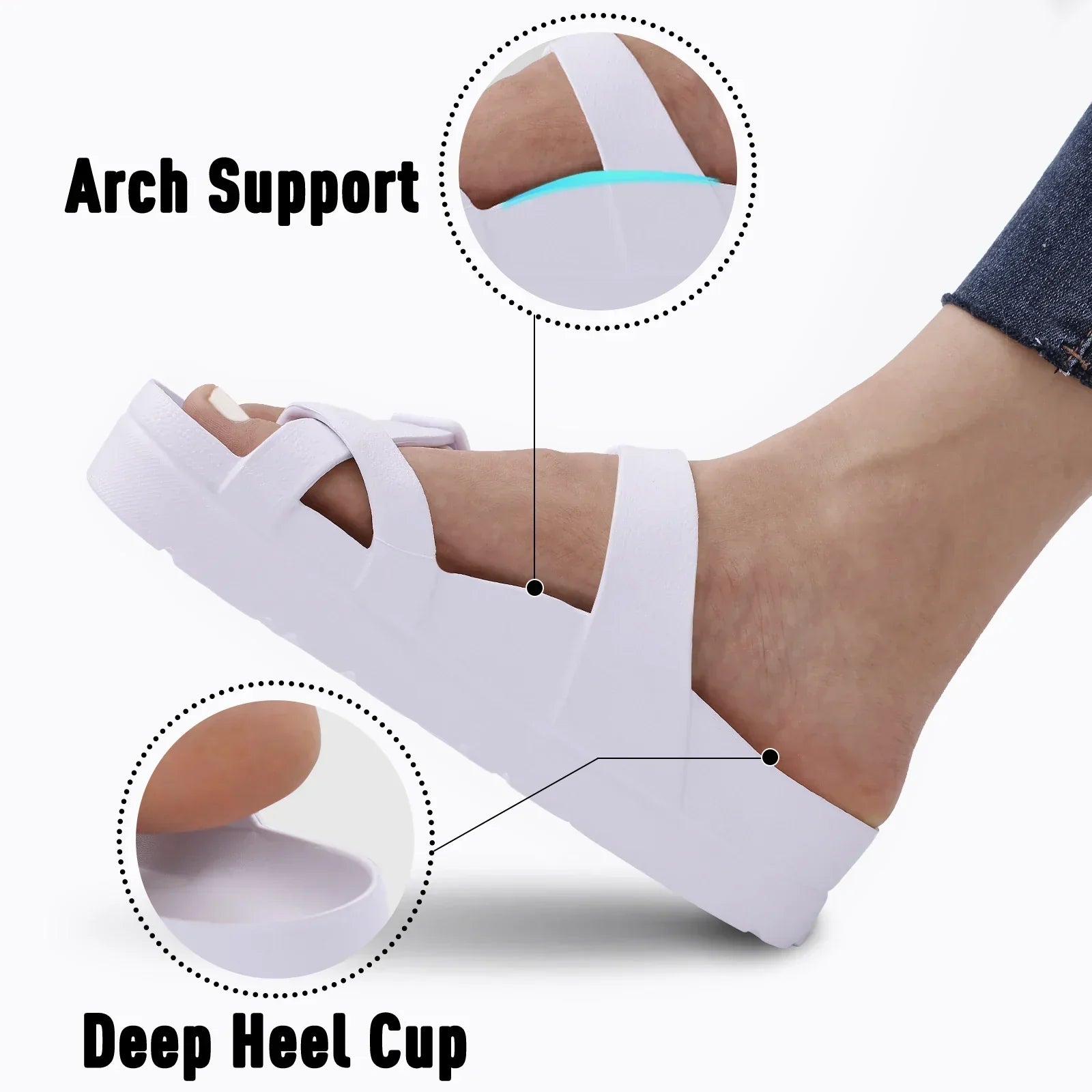 Womens Platform Sandals With Arch Support