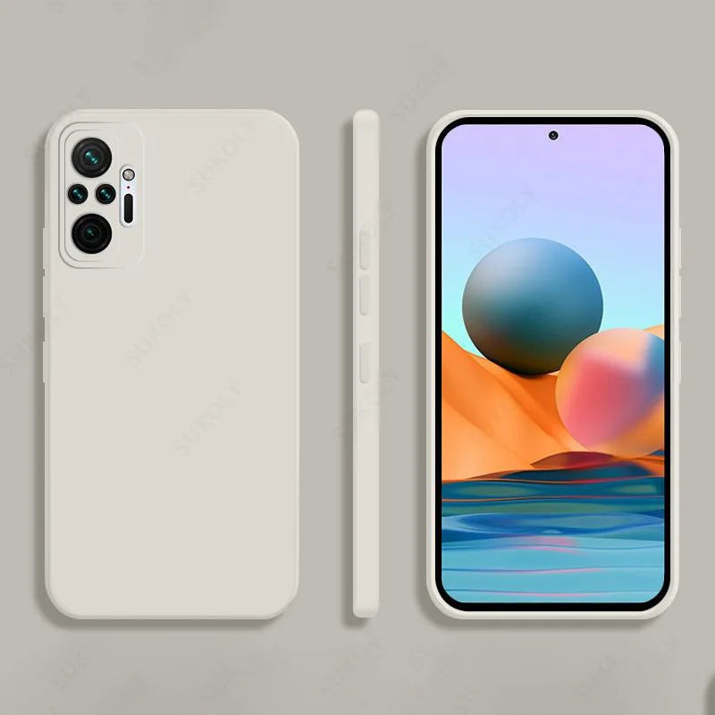 Accessories Xiaomi Redmi Note 10 Pro Max 10S Original Matte Silicone Soft Case