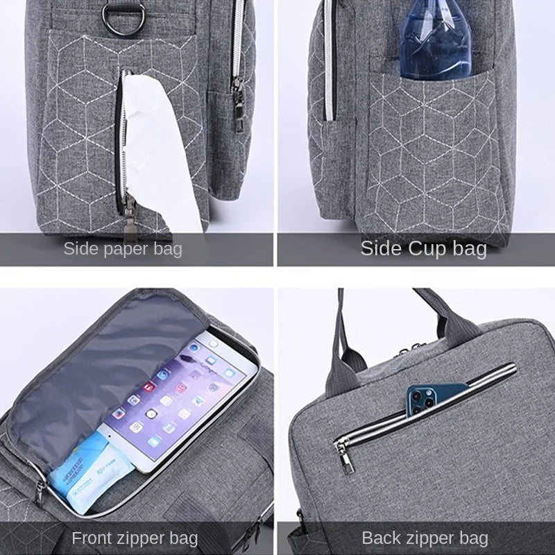 Kids Waterproof Travel Baby Diaper Shoulder Bags