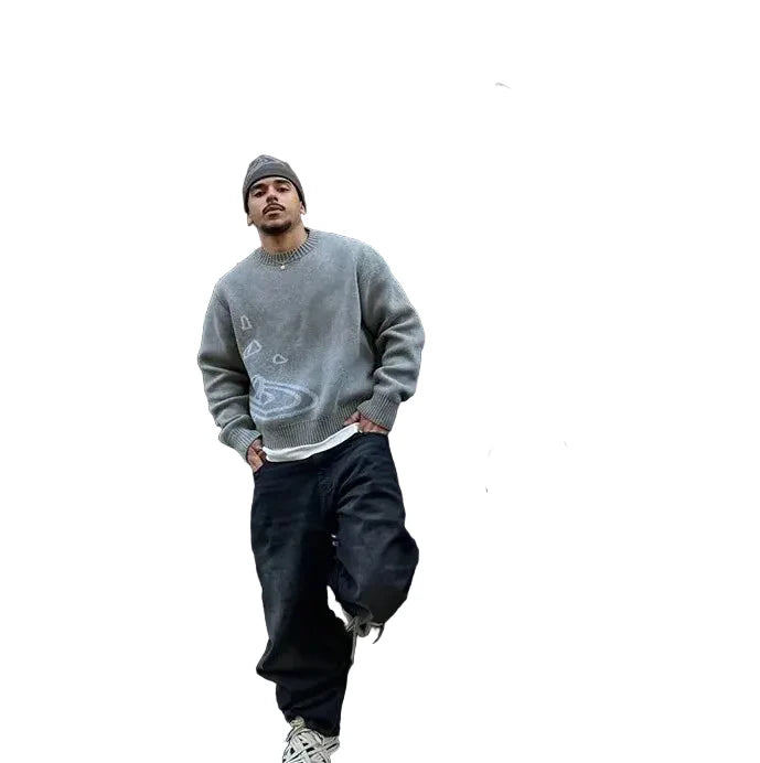 Unisex Loose Hip Hop Streetwear Pullovers