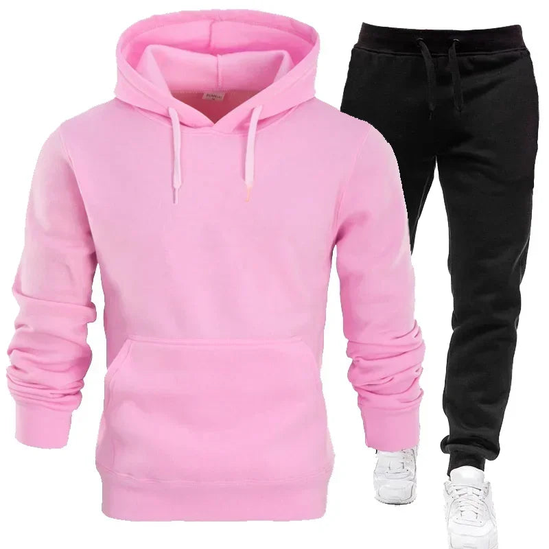 Unisex Fitness Jogger Hoodies and SweatPants Tracksuits