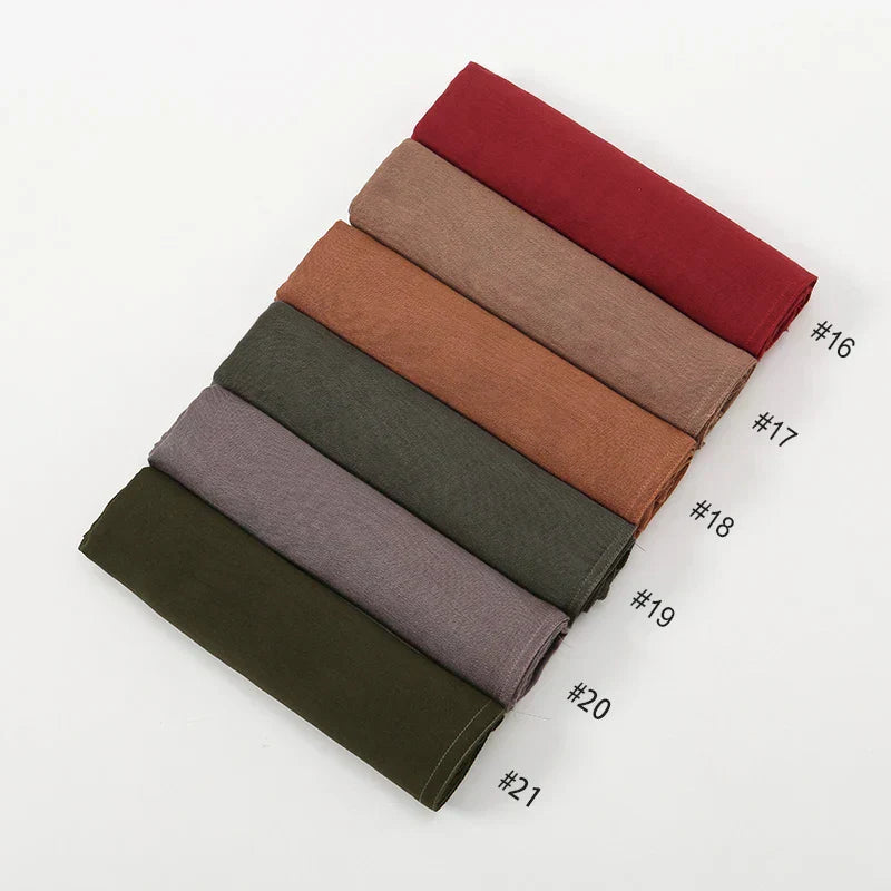 Women Cotton Rayon Hijab Scarf