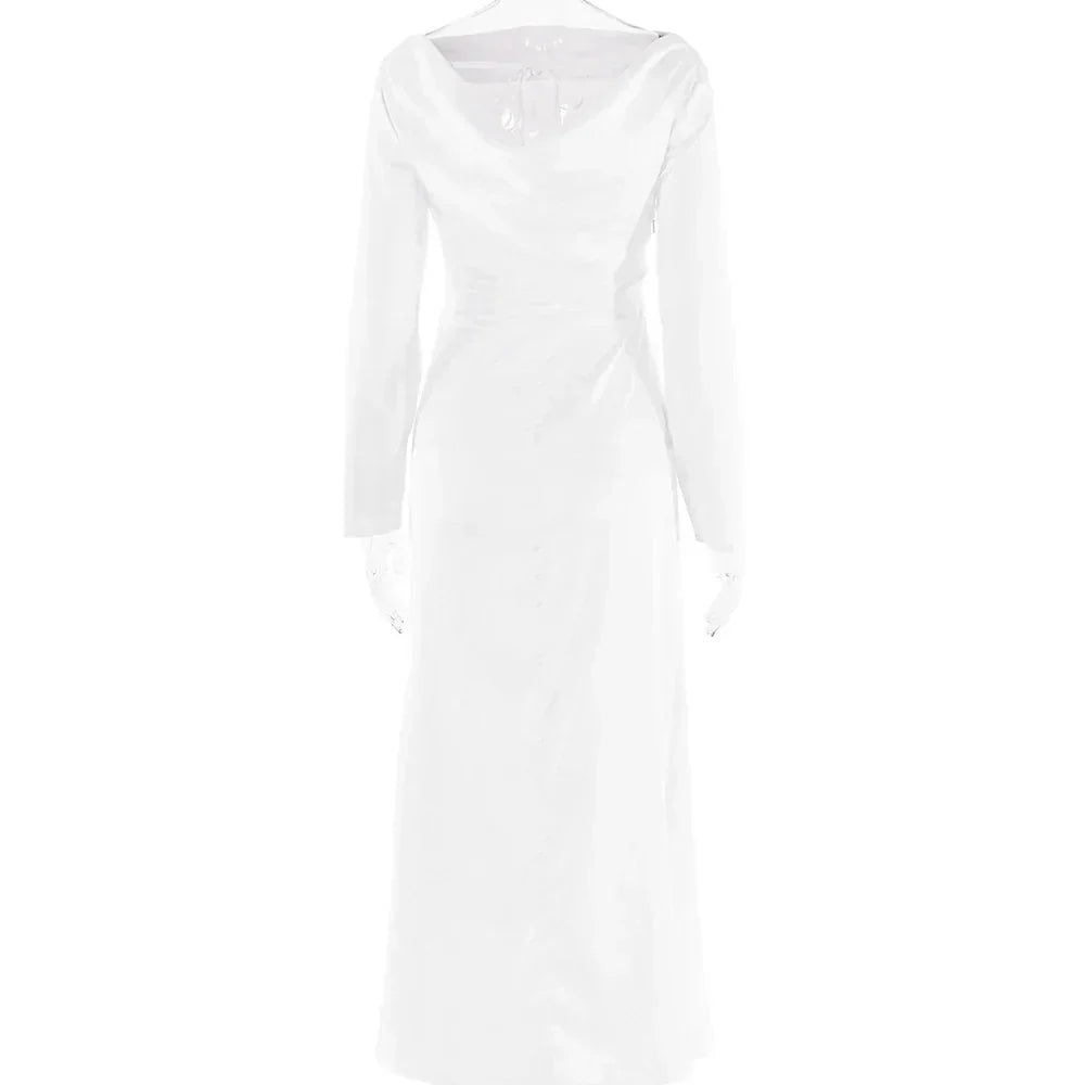Women Bodycon Long Sleeve Evening Dress