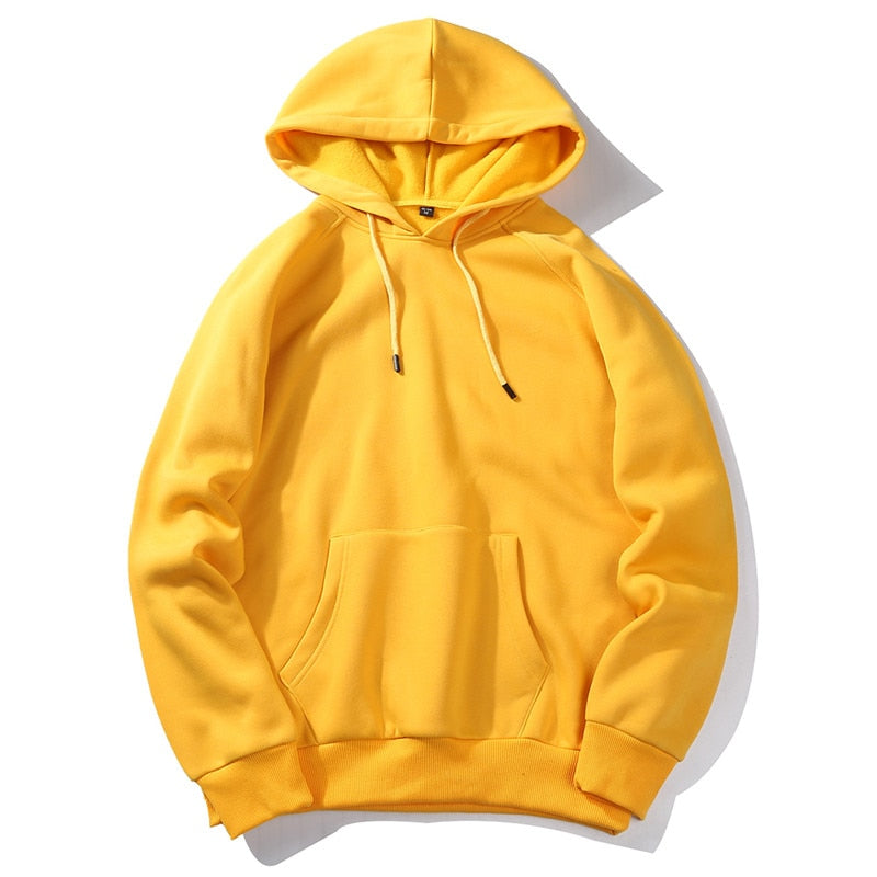 Men Fleece Warm Hoodie Sweater