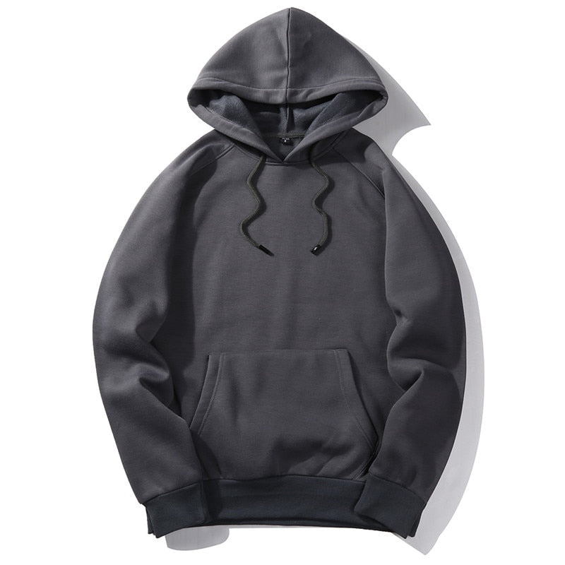 Men Fleece Warm Hoodie Sweater