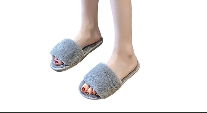 Accessories Women Cotton Woolen Indoor Flat Slippers