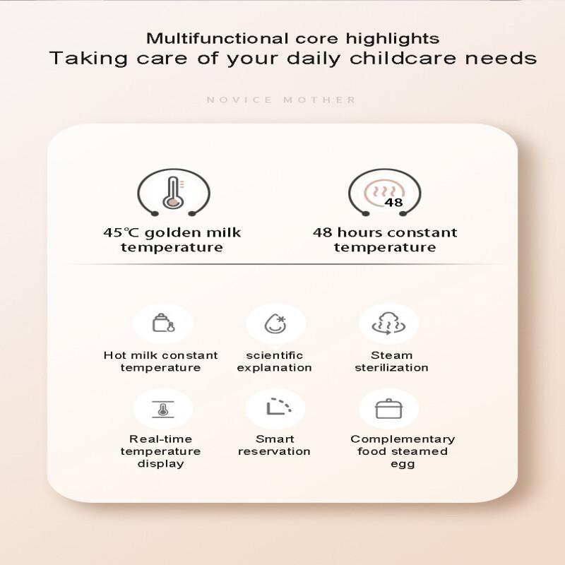 Baby Breast Milk Thermostat Milk Bottle Sterilizer