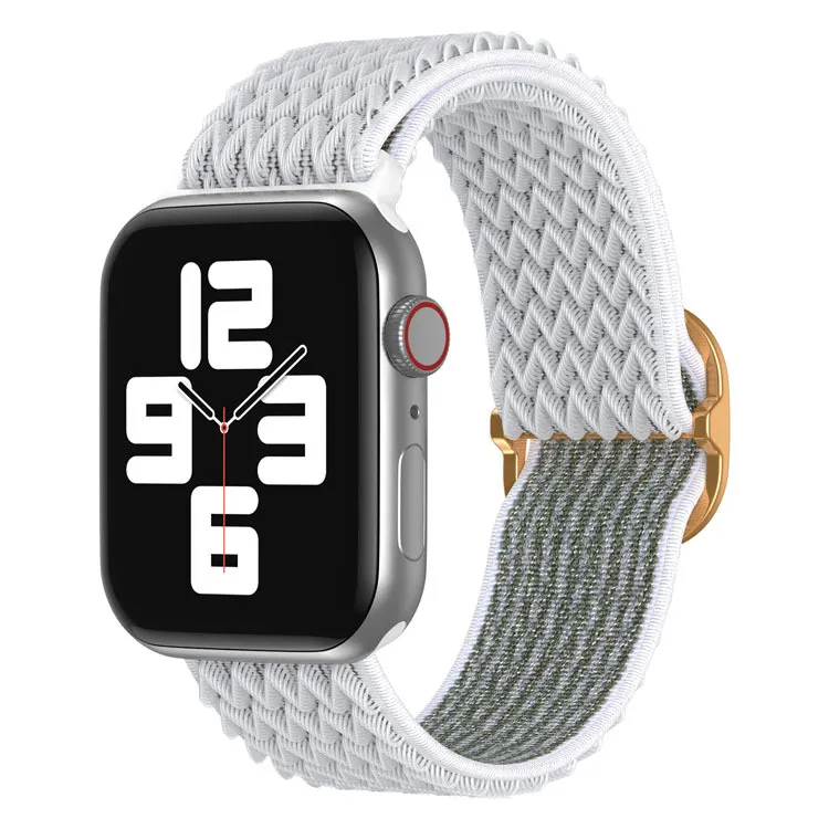 Accessories Wave Pattern Nylon Woven Adjustable Apple Watch Band