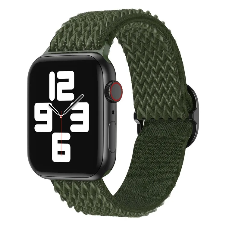 Accessories Wave Pattern Nylon Woven Adjustable Apple Watch Band
