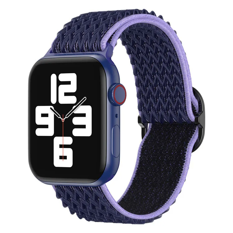 Accessories Wave Pattern Nylon Woven Adjustable Apple Watch Band