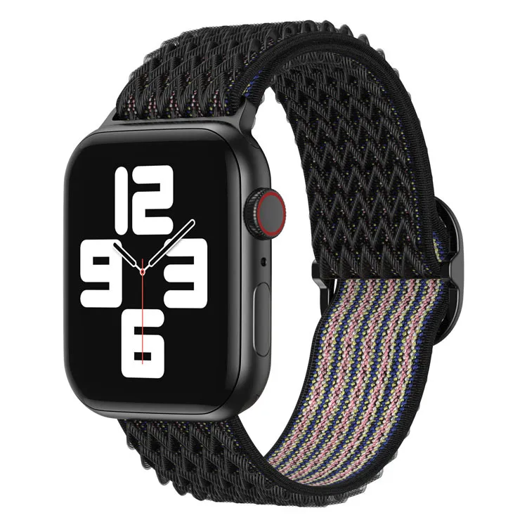 Accessories Wave Pattern Nylon Woven Adjustable Apple Watch Band