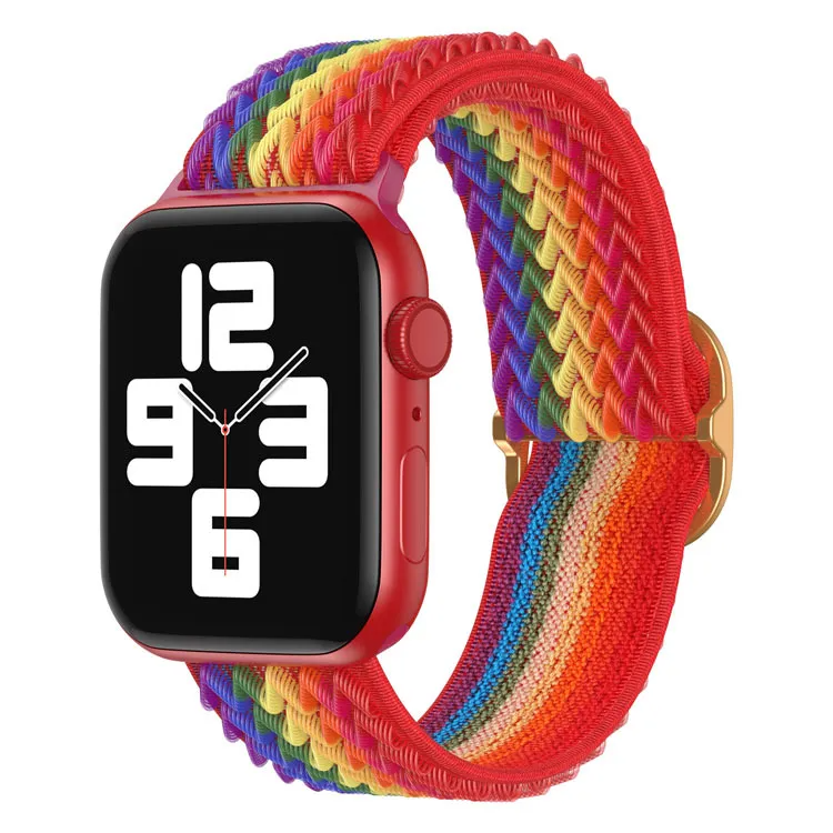 Accessories Wave Pattern Nylon Woven Adjustable Apple Watch Band
