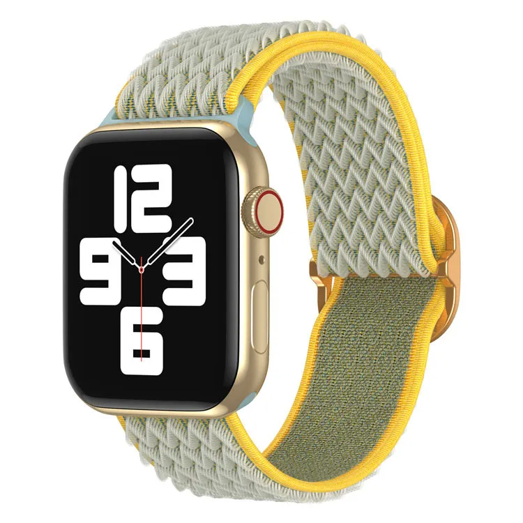 Accessories Wave Pattern Nylon Woven Adjustable Apple Watch Band
