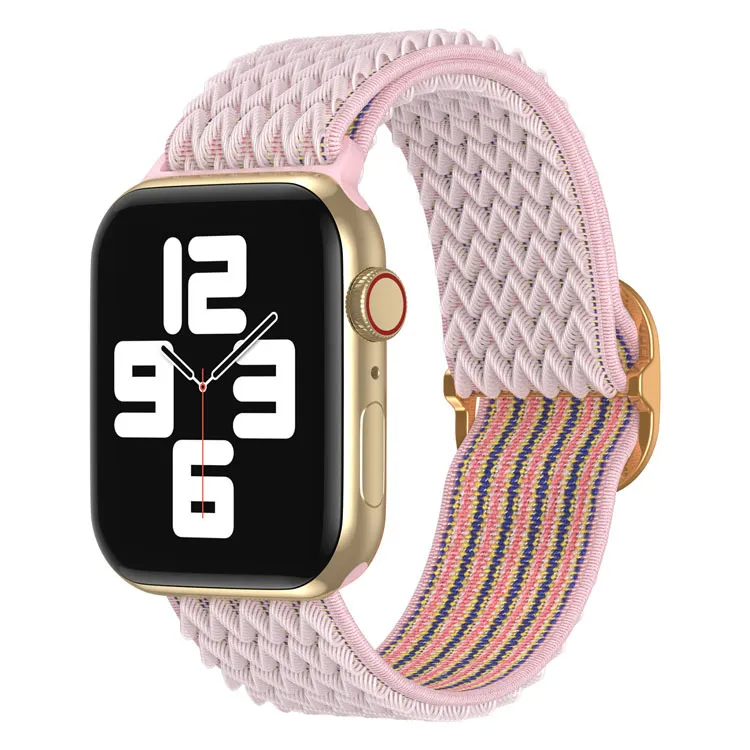 Accessories Wave Pattern Nylon Woven Adjustable Apple Watch Band