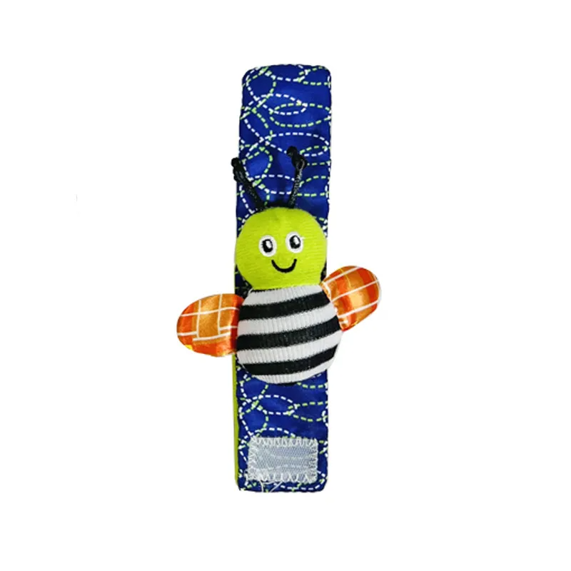 Baby Wrist Strap Animal Shape Hand Rattle
