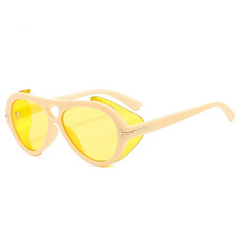 Accessories Unisex Summer Classic Punk Round Sunglasses