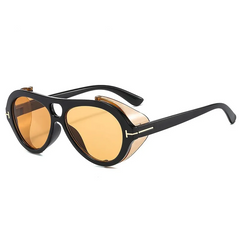 Accessories Unisex Summer Classic Punk Round Sunglasses