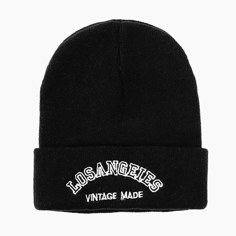 Accessories Winter Embroidery Wool Knitted Beanie