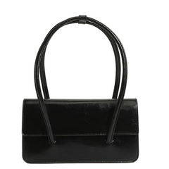 Accessories Women Leather Baguette Shoulder Tote Bag
