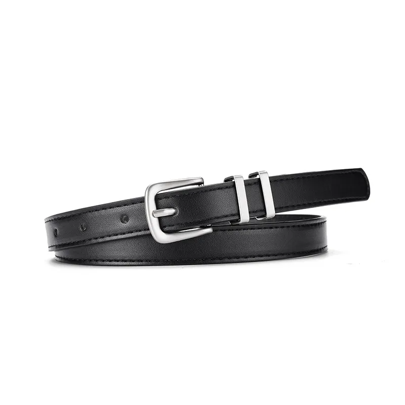 Accessories Women Simple Multicolor Thin Belt