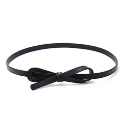 Accessories Women Bow Decor Leather Belt