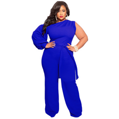 Women Casual Wide Leg Plus Size Jumpsuits