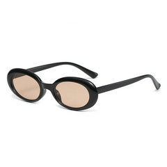 Accessories Women Oval Small Frame Jelly Sunglasses