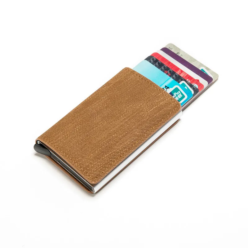 Accessories Men Anti-Theft Anti-Magnetic Aluminum Alloy Card Holder