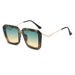 Accessories Square Frame Bend Glasses Sunglasses