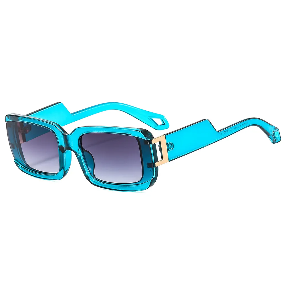 Accessories Vintage Square Frame Leopard Sunglasses